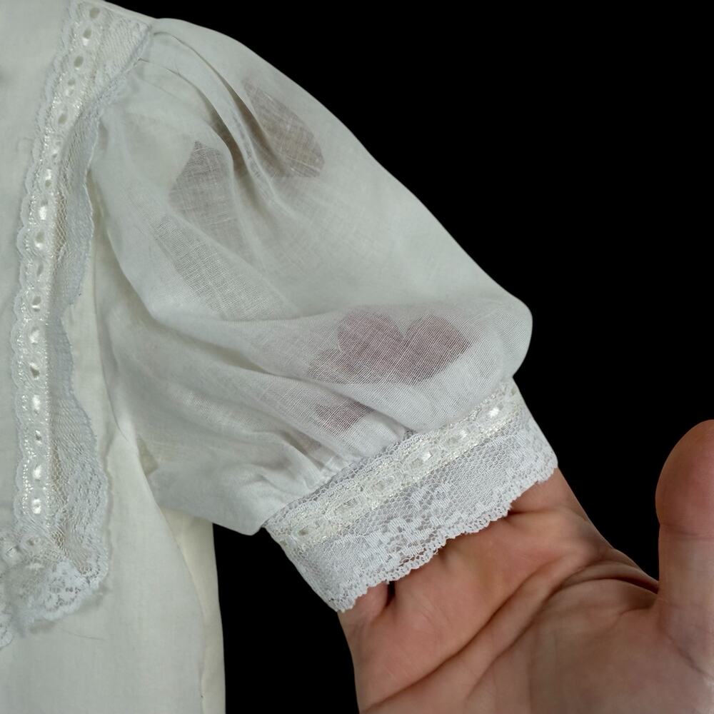 Vtg Gunne Sax by Jessica McClintock Girls Dress Sz 8 Prairie Communion Easter - Picture 5 of 8